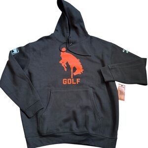 State Of Wyoming Branded Bills Sweatshirt Golf Hooded NEW Sz XL Attitude Effort